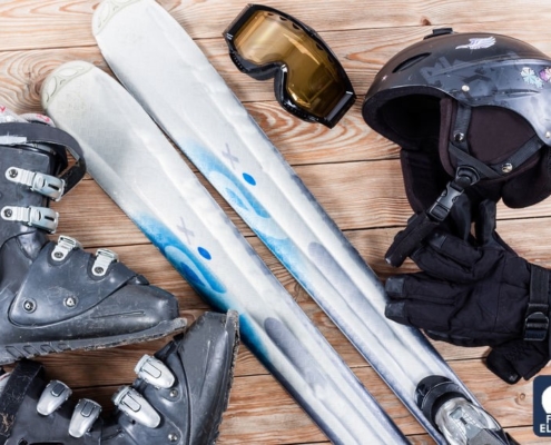 Wintersportausrüstung zwischenlagern