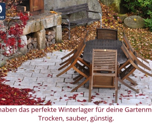 Gartenmöbel zwischenlagern